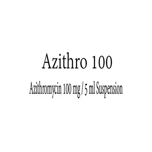 Azithro 100 | Azithromycin 100 mg / 5 ml Suspension