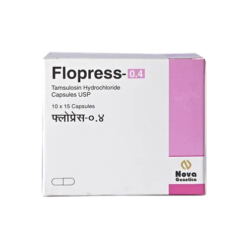 Flopress-0.4 Capsules| Tamsulosin Hydrochloride 0.4 mg Capsules