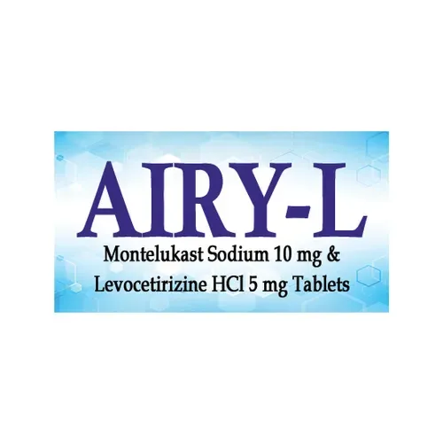 Airy-L Tablets |  Montelukast Sodium and Levocetirizine Hydrochloride Tablets