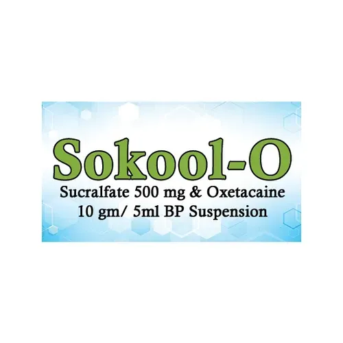 Sokool-O Suspension | Sucralfate and Oxetacaine Suspension