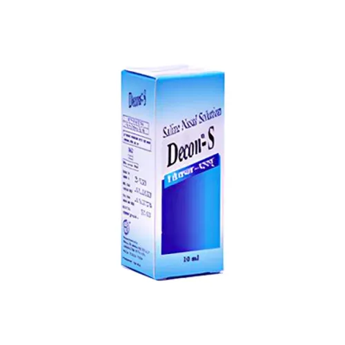 Decon-S 10 ml Nasal Drop | Benzalkonium and Sodium Chloridel Drop