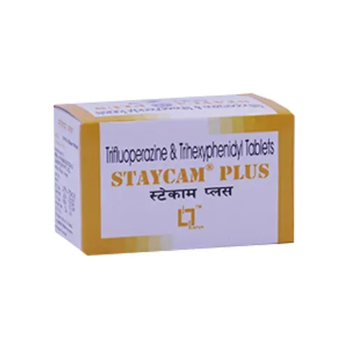 Staycam Plus Tablets | Trifluoperazine and Trihexyphenidyl Tablets