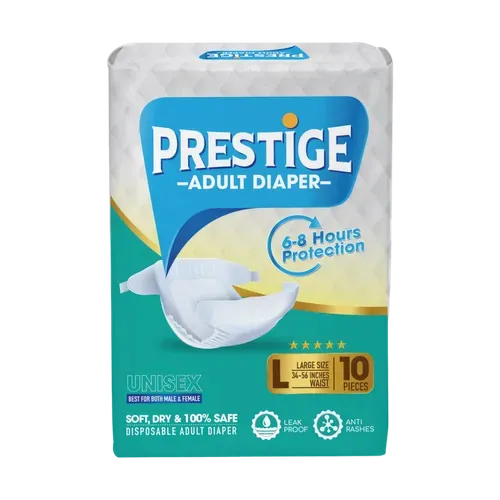 Prestige Adult Diaper - Large | Pack of 10 Pieces