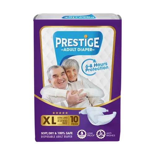 Prestige Adult Diaper - XL | Pack of 10 Pieces