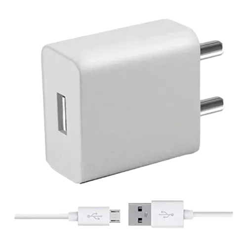 Smart White 1M USB Charger-2.0