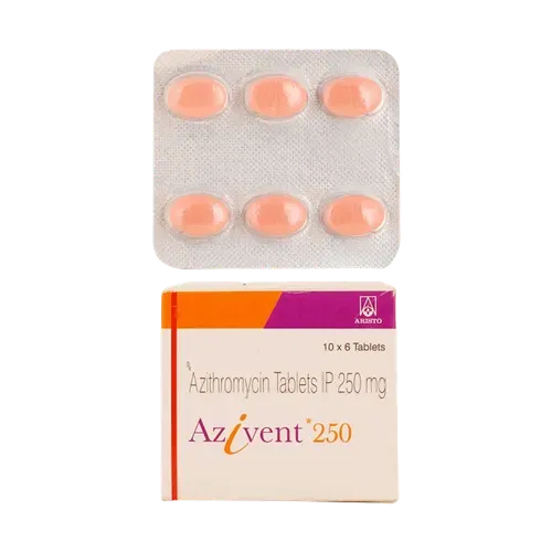 AZIVENT 250MG TAB